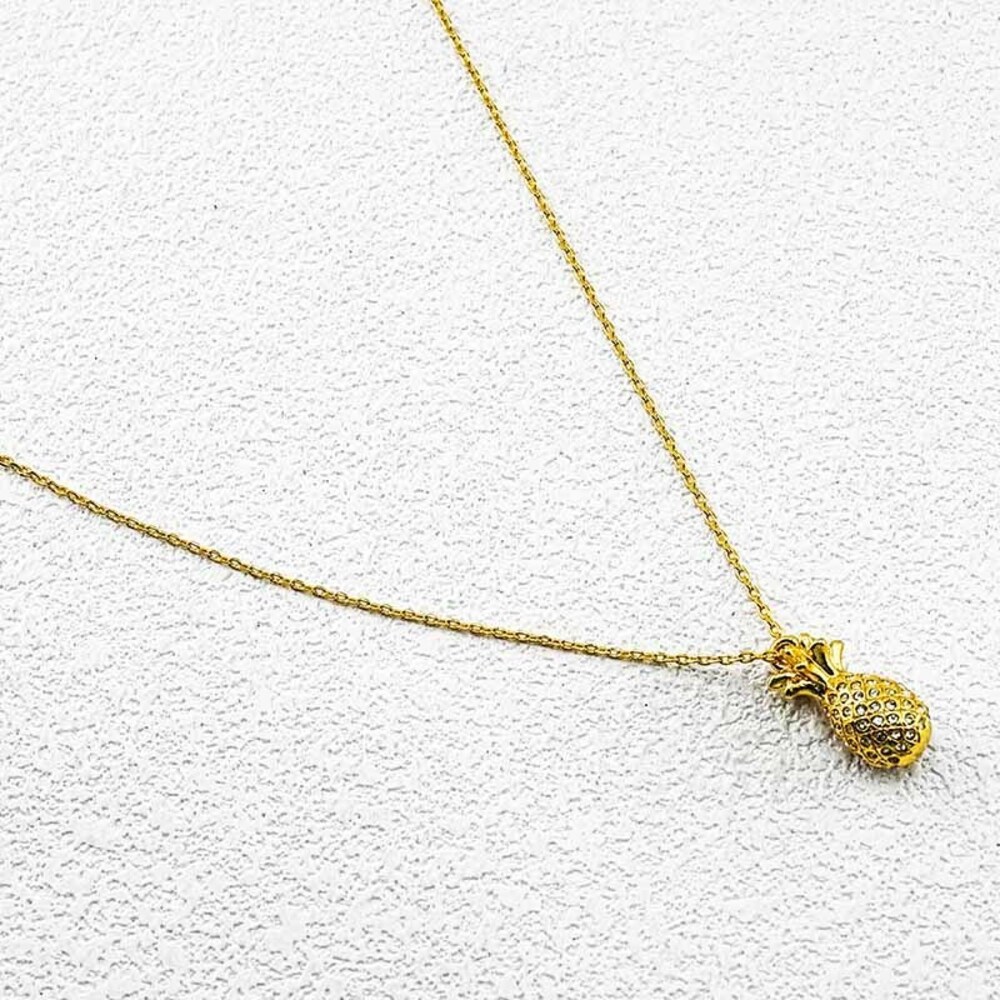 kate spade Gold Pineapple Pendant Necklace